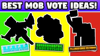 MINECRAFT LIVE MOB VOTE IS BOSSES Top Minecon 2021 Vote Ideas [upl. by Ginelle]