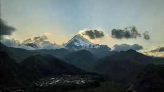 Kazbegi Mountain Timelapse Video [upl. by Nnyleve]