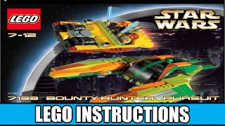 LEGO 7133 Instructions  Episode II  Bounty Hunter Pursuit  Star Wars [upl. by Truitt129]