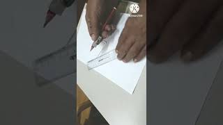 How to draw a circle with measurement without campasspencil drawing  kid drawing [upl. by Birchard813]