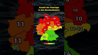 Die Bundesländer mit den meisten Feiertagen [upl. by Einamrej]