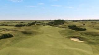 The Championship Course Flyover Hole 1  Cup [upl. by Shaer983]