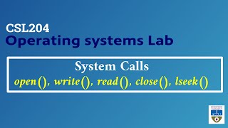 KTU  CSL204  Operating Systems Lab  open write read close lseek [upl. by Scot]