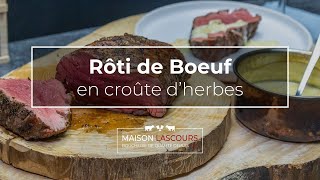 Rôti de Bœuf en croûte dherbes  Recette [upl. by Lalaj378]