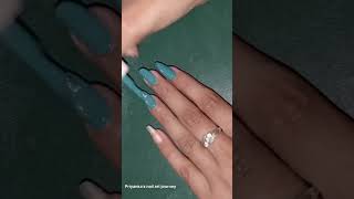 final look of polygel nails extensionyoutubeshorts nailart nailtutorial diy polygelnails [upl. by Ariamat37]