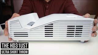 New Optoma HD31UST Ultra Short Throw Projector  Is It Worth Buying [upl. by Arrehs315]