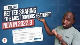 Improved sharing experience with permissions  New in Tableau 20223 [upl. by Mika319]