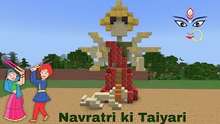 Navratri ki taiyari shorts minecraftlive [upl. by Katt]