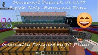 5Tick Minecraft KelpBonemeal Farm v12130 New Update [upl. by Ludovick]