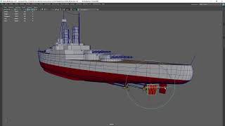 Battleship 3D Modelling [upl. by Rafat]