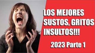 😜Los MEJORES SUSTOS GRITOS INSULTOS 2023 Parte 1😜 [upl. by Farland403]