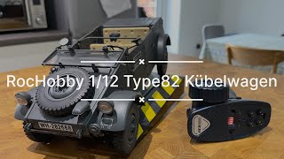 RocHobby 112 Type 82 Kübelwagen Review  Scale art which happens to be an RC rc [upl. by Anala]