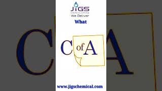 What is Certificate of Analysis COA [upl. by Wiersma201]