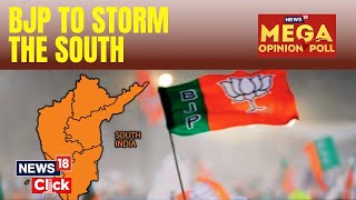 News18 Mega Opinion Poll Karnataka May Go Saffron Give 25 of 28 Seats to BJPled NDA [upl. by Bluefarb]