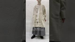 【 2024 AW collection pas de calais ＆ Vlas Blomme 】cashmere lamb coat cardigan [upl. by Hsaka]