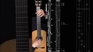 Guardame las Vacas  Narvaez guitar tabs tutorial classicalguitar renaissance [upl. by Thorfinn]