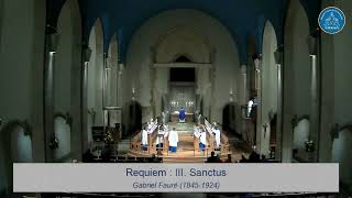 Faurés Requiem SanctusGabriel Fauré sung by the St Mildreds Church Choir [upl. by Kenwood]