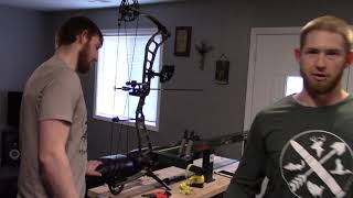 Prime Bow Build 3 Attaching Arrow Rest Hamskea Trinity Hunter Pro [upl. by Alyssa]