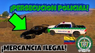 ¡SIENDO POLICIA POR UN DIA ¡ AMERICAN TRUCK SIMULATOR¡PERSECUSION [upl. by Takeshi]