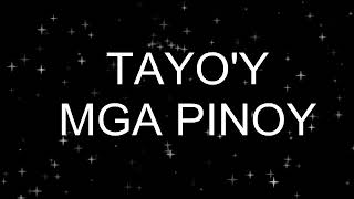 Tayoy Mga Pinoy by Heber Bartolome [upl. by Yrgoerg701]