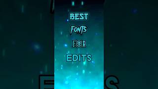 Best Fonts For Edits  CapCut Tutorials 12 [upl. by Jurkoic489]