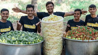 200 KG BHUNGLA BATAKA  Bhavnagari Bataka Recipe  50K Subscribers Special  Village Rasoi [upl. by Naitsirk]