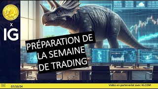 Préparation de la semaine de trading 071024 [upl. by Ahsets]