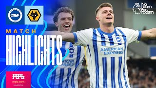 HIGHLIGHTS  Brighton v Wolves  Premier League [upl. by Elpmet]