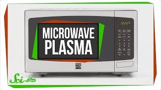 How to Make Plasma in Your Microwave  With a Grape [upl. by Eahsram]