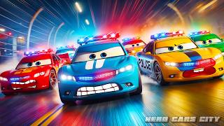 Classic Police Cars vs Sports Police Cars Who Wins the Ultimate Race Battle Police Cars Evolution [upl. by Segal160]