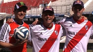 MotoGP™ riders visit River Plates stadium in Buenos Aires [upl. by Elbam]