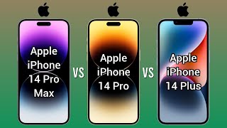 Apple iPhone 14 Pro Max vs iPhone 14 Pro vs iPhone 14 Plus  Which iPhone Should You Choose [upl. by Korten]