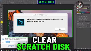 How to Clear Scratch Disk photoshop 2024 [upl. by Sewole]