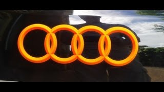 How to Plasti Dip  Blaze Orange  Neon Orange  Audi A6  Emblem und Schriftzug [upl. by Engeddi]