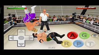 Wrestling revolution 3D game ROHIT PANGHAL VS HEAVENLY wrestling wwe [upl. by Nehr]