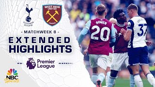 Tottenham Hotspur v West Ham United  PREMIER LEAGUE HIGHLIGHTS  10192024  NBC Sports [upl. by Magdala]