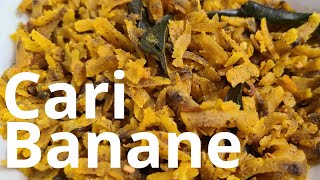 Cari Banane  Banana Curry  Mauritian Recipe [upl. by Zennie]