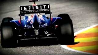 Sebastian Vettel Driving Infiniti IPL G Coupe on Montreal race track [upl. by Yrallam]