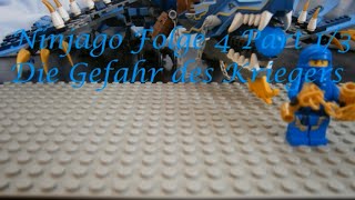 LEGO Ninjago Folge 4 Part 1 Der mysteriöse Krieger Die Gefahr des Kriegers [upl. by Luigino237]