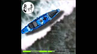 SINGLE SEATER PEDAL KAYAK fishing oceankayakskayaking kayakfishing kayak [upl. by Addiego]