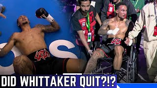 quotWhittaker THE QUITTERquot Ben Was LOSING amp QUIT Against Liam Cameron EXPOSED Fight RECAP [upl. by Lehcim569]