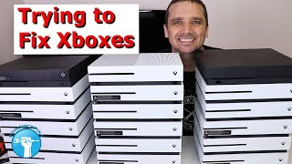 I bought 18 broken Xboxes  Can I Fix Them and Make Money [upl. by Jaal301]