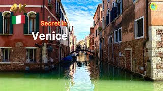 Best Places to stay in Venice Italy 🇮🇹 Morning Walking Tour 4K60fps HDRPart 1 [upl. by Oralee68]