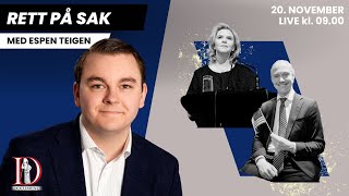 FrP over 25 prosent – er det tid for Make Norway Great Again  Rett på sak 20 november [upl. by Elata978]