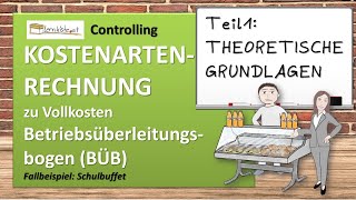 Kostenstellenrechnung  BAB  Theoretische Grundlagen [upl. by Pengelly]