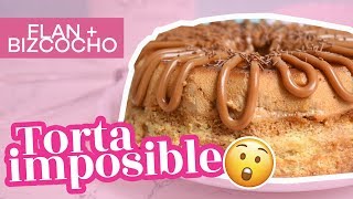 RECETA DE TORTA IMPOSIBLE 😮 BIZCOCHO  FLAN FLANCOCHO  Annas Pastelería [upl. by Arihday]