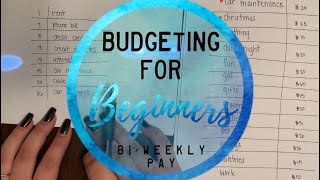 Budgeting for Beginners Cash Envelope System  BIWEEKLY PAY  BudgetWithBri [upl. by Dix798]