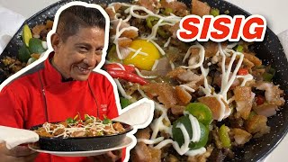 CRISPY PORK SISIG Recipe CHEF BOY LOGRO [upl. by Yennor617]