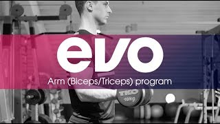 Biceps og triceps treningsprogram  EVO [upl. by Melesa394]