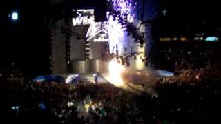 WWE Wrestlemania XXV Opening Pyro [upl. by Eerized]